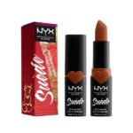 【NEW YEAR 限定パッケージ】スエード マット リップスティック / 08カラー・ピーチ ドント キル ミー ヴァイブ / 3.5g NYX Professional Makeup(ニックス)
